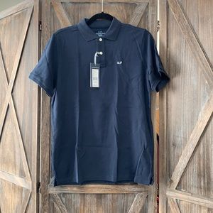 NWT Boys Vineyard Vines Navy Polo Shirt Size XL
